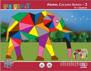 ZET Puzzle Animal Colours Series-3 Fil/Elephant