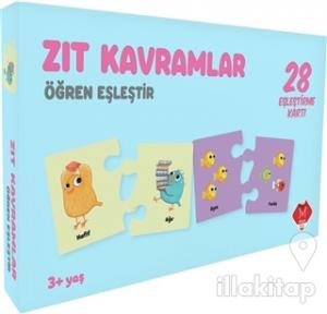 Zıt Kavramlar - Öğren Eşleştir (3+ Yaş)