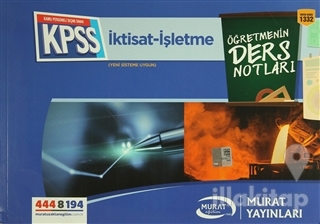 2016 KPSS A Grubu İktisat-İşletme Öğretmenin Ders Notları