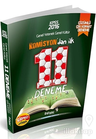 2016 KPSS Genel Kültür Genel Yetenek Çözümlü Çek Kopart 11 Deneme