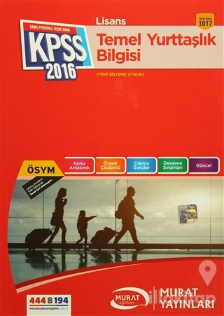 2016 KPSS Lisans Temel Yurttaşlık Bilgisi Konu Anlatımlı