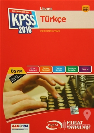 2016 KPSS Lisans Türkçe Konu Anlatımlı