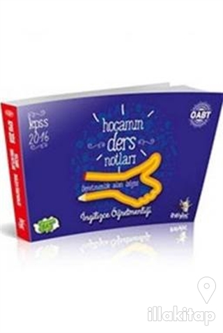 2016 KPSS ÖABT İngilizce Öğretmenliği Hocamın Ders Notları