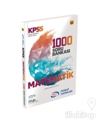 2018 KPSS Matematik Çözümlü Güncel 1000 Soru Bankası