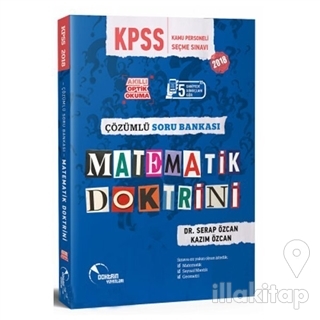 2018 KPSS Matematik Doktrini Çözümlü Soru Bankası
