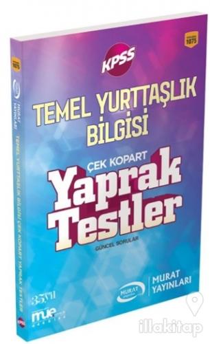 2018 KPSS Temel Yurttaşlık Bilgisi Çek Kopart Yaprak Testler