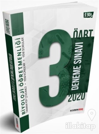 2020 KPSS ÖABT Biyoloji PDF Çözümlü 3 Deneme Sınavı