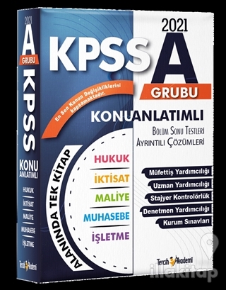 2021 KPSS A Grubu Konu Anlatımlı Soru Bankası