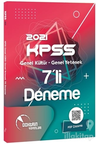 2021 KPSS Genel Kültür-Genel Yetenek 7'li Deneme - PDF Çözümlü