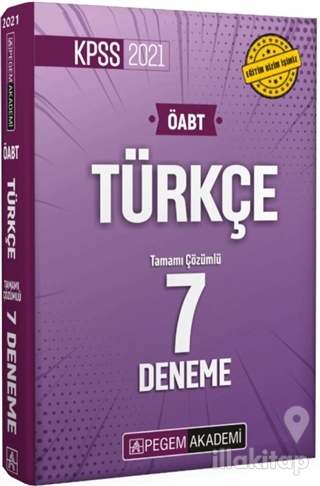 2021 KPSS ÖABT Türkçe Öğretmenliği Tamamı Çözümlü 7 Deneme