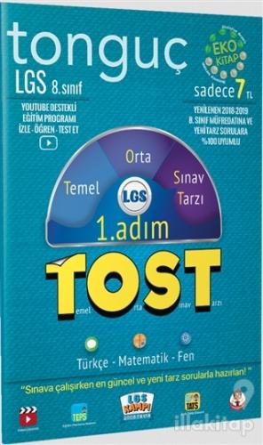 8. Sınıf LGS Tost Adım 1 Tonguç Akademi Soru Bankası