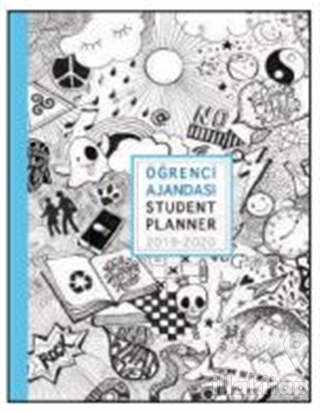 Akademi Çocuk 2019-2020 3053 Emojis Student Planner Öğrenci Ajandası