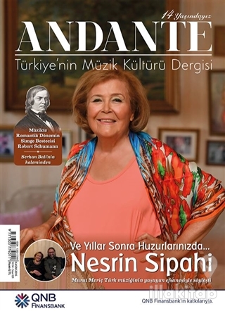 Andante Müzik Dergisi Sayı: 121 Yıl: 14 Kasım 2016