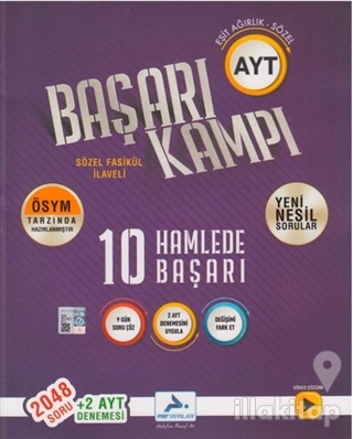 AYT Eşit-Ağırlık-Sözel Başarı Kampı Sözel Fasikül İlaveli 10 Hamlede B