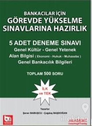 Bankacılar İçin Görevde Yükselme Sınavlarına Hazırlık - 5 Adet Deneme Sınavı
