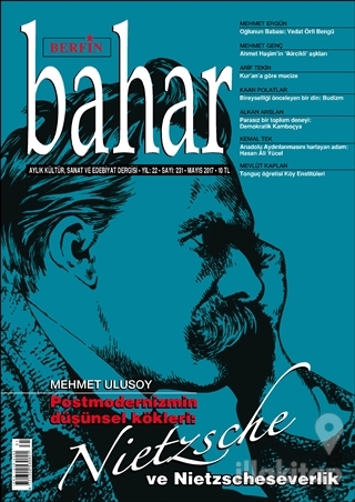 Berfin Bahar Aylık Kültür Sanat ve Edebiyat Dergisi Sayı: 231 Mayıs 20