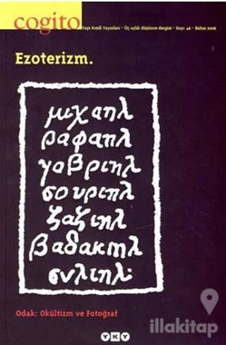 Cogito Sayı: 46 Ezoterizm