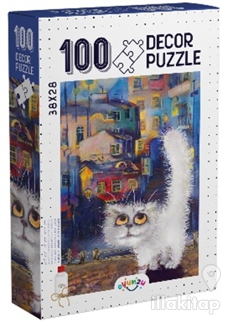 Decor Kedi 100 Parça Puzzle