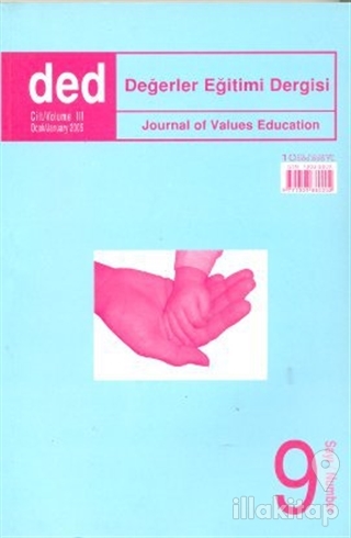 Değerler Eğitimi Dergisi Sayı: 9