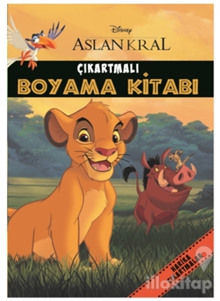 Disney Aslan Kral Çıkartmalı Boyama Kitabı