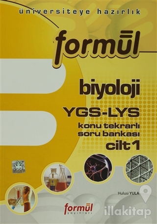 Formül YGS-LYS Biyoloji Konu Tekrarlı Soru Bankası Cilt: 1