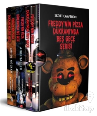 Freddy'nin Pizza Dükkanı'nda Beş Gece Serisi Seti (3 Kitap Takım)