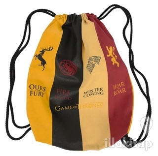 Game of Thrones GOT181 Kanvas Bez Sırt Çanta Hanedanlar