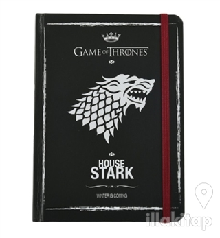 Game of Thrones GOT213 Defter Stark 12x16 Sert Kapak 120 Yaprak