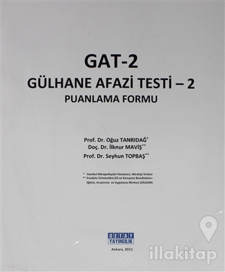 GAT - 2 Gülhane Afazi Testi 2