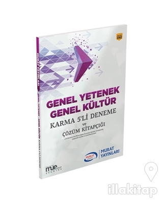 Genel Yetenek Genel Kültür Karma 5'li Deneme ve Çözüm Kitapçığı