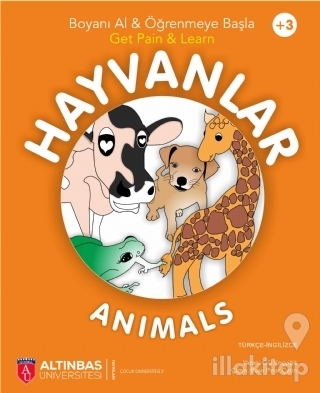 Hayvanlar - Animals (Boyama Kitabı)