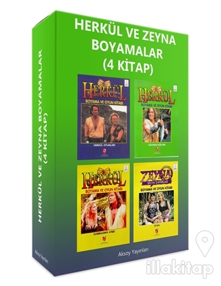 Herkül ve Zeyna Boyama Kitapları (4 Kitap Set)