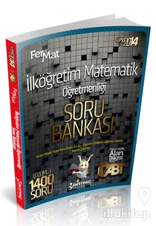 İhtiyaç ÖABT İlköğretim Matematik Öğretmenliği Soru Bankası 2014