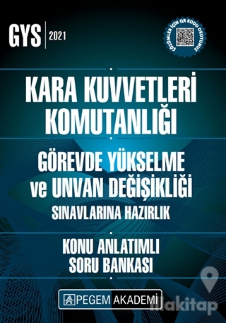 Kara Kuvvetleri Komutanlığı Görevde Yükselme ve Unvan Değişikliği Sınavlarına Hazırlık Konu Anlatımlı Soru Bankası