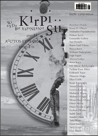 Kirpi Şiir Dergisi Sayı: 11 Ağustos-Eylül 2021