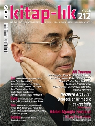 Kitap-lık Dergisi Sayı: 212 Kasım-Aralık 2020