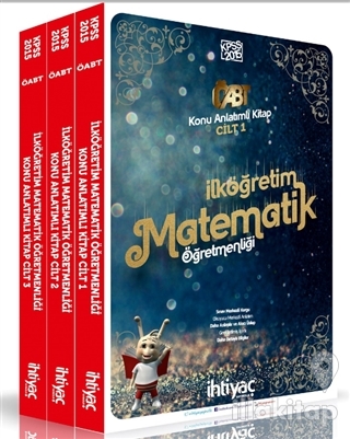 KPSS 2015 ÖABT İlköğretim Matematik Konu Anlatımlı (3 Kitap Takım)