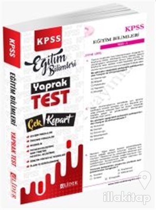 2021 KPSS Eğitim Bilimleri Çek Kopart Yaprak Test