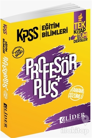 2021 KPSS Eğitim Bilimleri Profesör Çözümlü (QR Kod) Soru Bankası