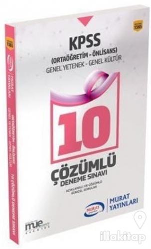 KPSS Ortaöğretim-Önlisans Genel Yetenek Genel Kültür 10 Çözümlü Deneme Sınavı (1565)
