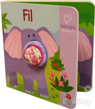 Kuklalı Kitaplar - Fil (Ciltli)