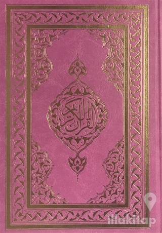 Kuranı Kerim (Orta Boy, Pembe Kapak) (Ciltli)