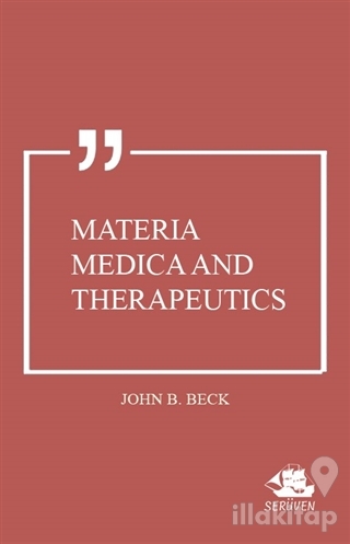 Materia Medica and Therapeutics