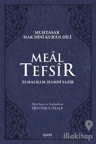 Meal Tefsir - Muhtasar Hak Dini Kur'an Dili (Mavi Renkte) (Ciltli)