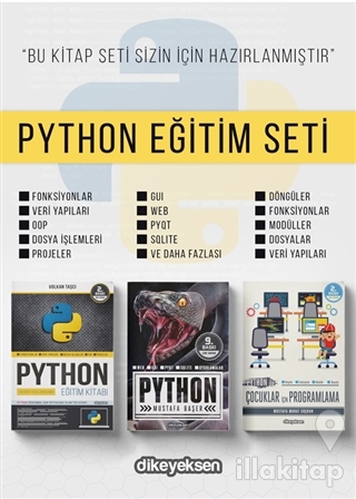 Python Eğitim Seti (3 Kitap Takım)