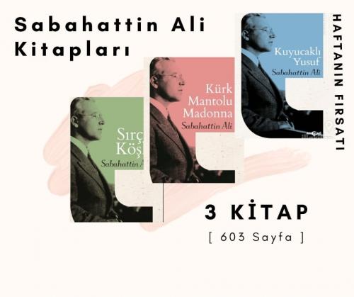 Sabahattin Ali Seti (3 Kitap Takım)
