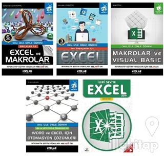 Süper Excel Eğitim Seti ( 5 Kitap Takım)