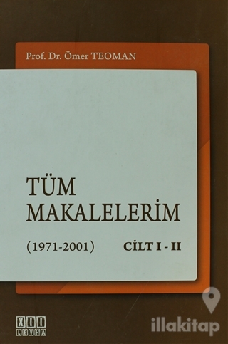 Tüm Makalelerim (1971-2001) Cilt 1-2 (Ciltli)