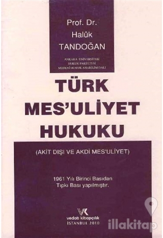Türk Mesuliyet Hukuku (Ciltli)