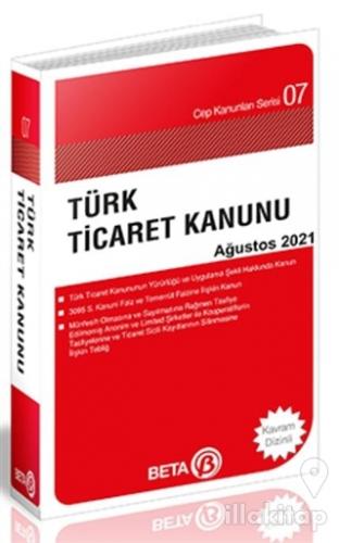 Türk Ticaret Kanunu Eylül 2020